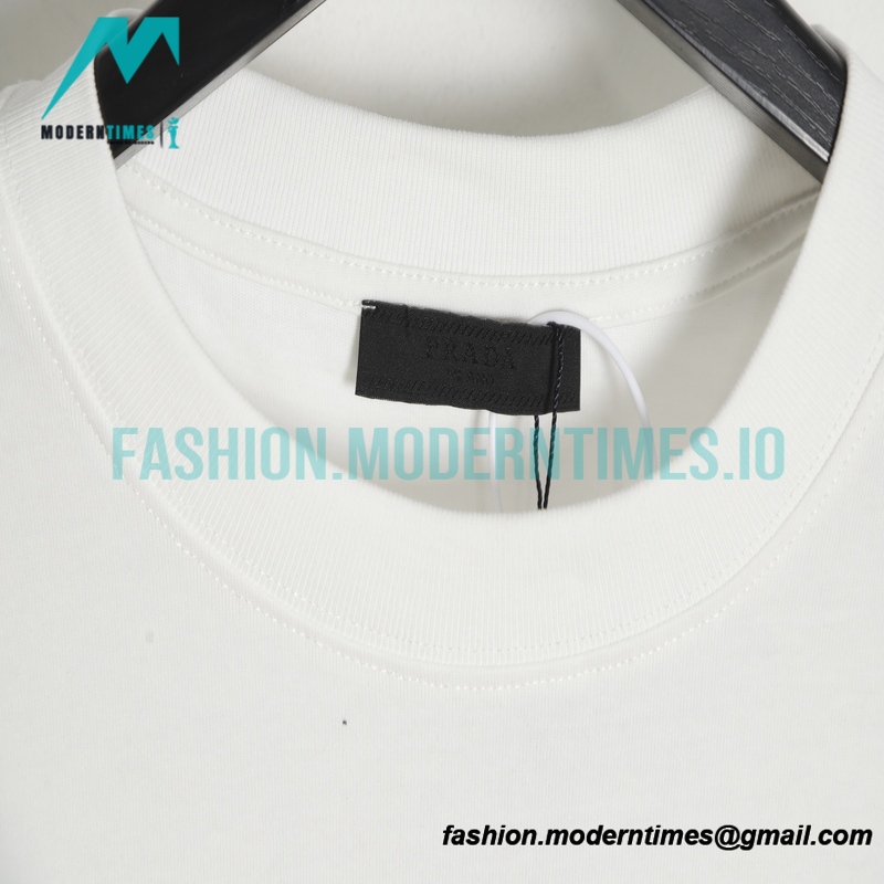 Prada - Triangle Logo Couple Short Sleeve T-shirt