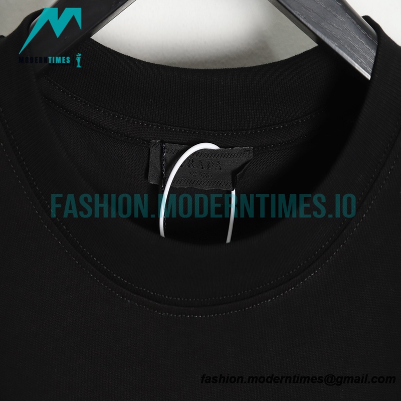 Prada - Triangle Logo Couple Short Sleeve T-shirt