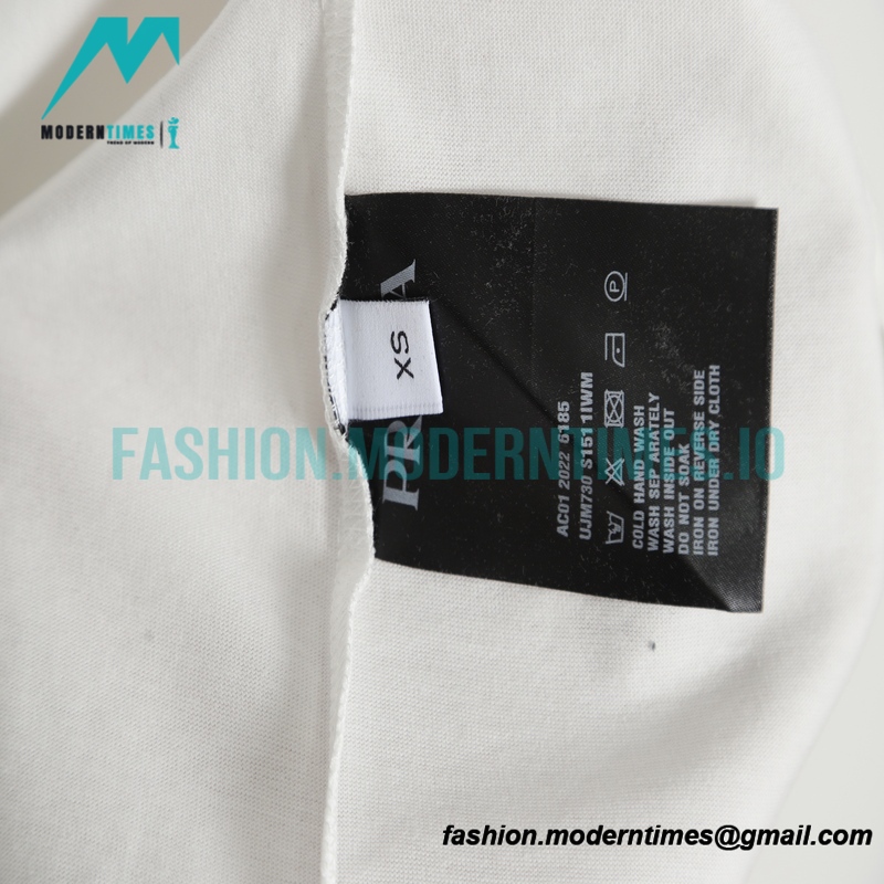 Prada - Triangle Logo Couple Short Sleeve T-shirt