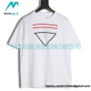 Prada - 23SS Webbed Inverted Triangle Label Short Sleeve T-shirt