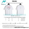 Prada - 23SS Webbed Inverted Triangle Label Short Sleeve T-shirt