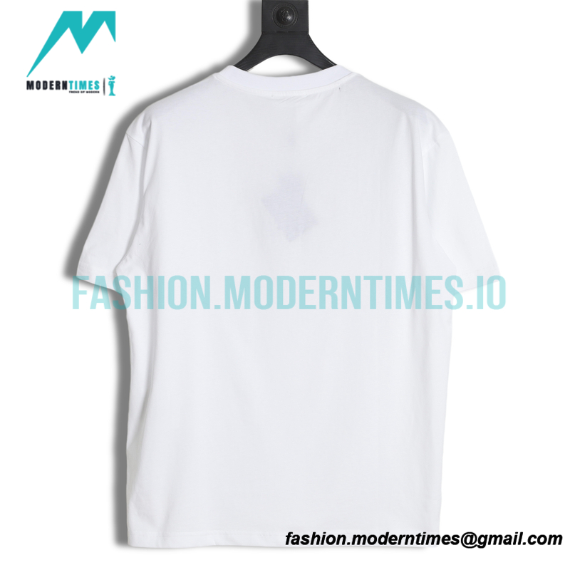 Prada - 23SS Webbed Inverted Triangle Label Short Sleeve T-shirt