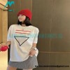 Prada - 23SS Webbed Inverted Triangle Label Short Sleeve T-shirt