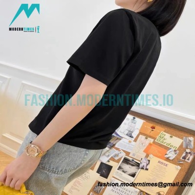 Prada - 23SS Small Letter Print Short Sleeve T-shirt