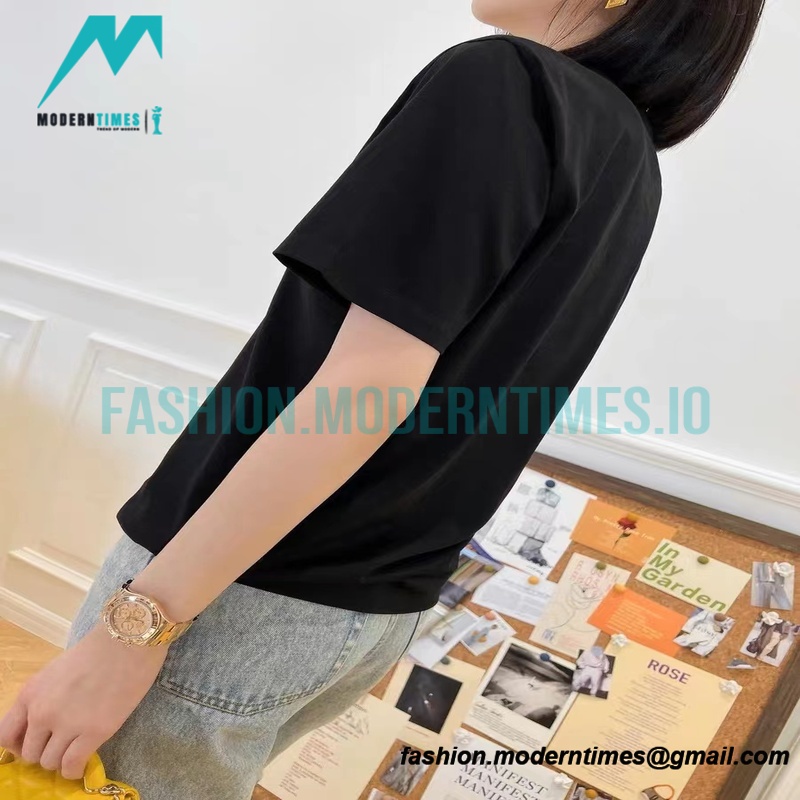Prada - 23SS Small Letter Print Short Sleeve T-shirt
