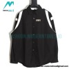 Prada -  Back 1913 Leather Embroidered Letter Long-sleeved Shirt