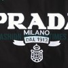 Prada -  Back 1913 Leather Embroidered Letter Long-sleeved Shirt