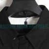 Prada -  Back 1913 Leather Embroidered Letter Long-sleeved Shirt