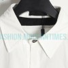 Prada -  Back 1913 Leather Embroidered Letter Long-sleeved Shirt