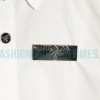 Prada -  Back 1913 Leather Embroidered Letter Long-sleeved Shirt