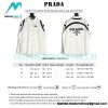 Prada -  Back 1913 Leather Embroidered Letter Long-sleeved Shirt