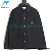 Prada - Washed Triangle Label Denim Shirt