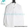 Prada - 23SS Silver Border Beaded Long Seeve Shirt