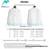 Prada - 23SS Silver Border Beaded Long Seeve Shirt