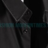 Prada - 23SS Silver Border Beaded Long Seeve Shirt