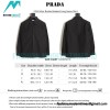 Prada - 23SS Silver Border Beaded Long Seeve Shirt