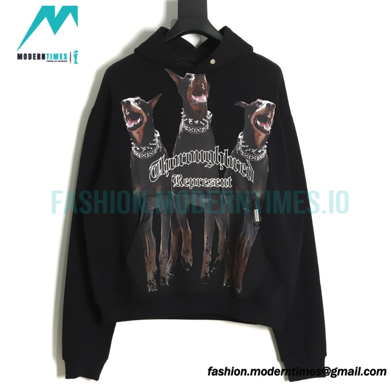 Represent - 23FW Doberman Print Hoodie