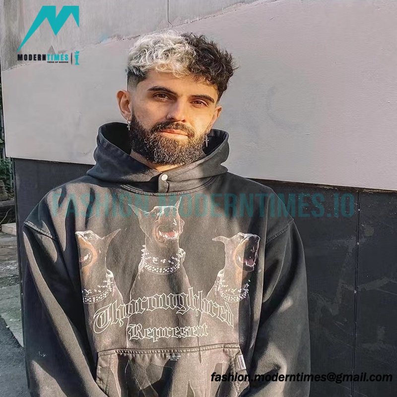 Represent - 23FW Doberman Print Hoodie
