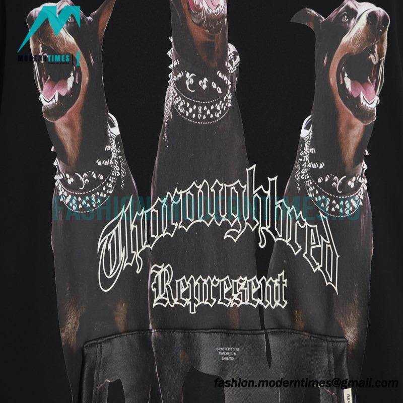 Represent - 23FW Doberman Print Hoodie