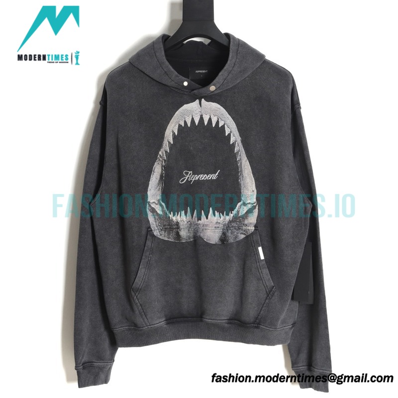 Represent - 23FW Megalodon Print Hoodie