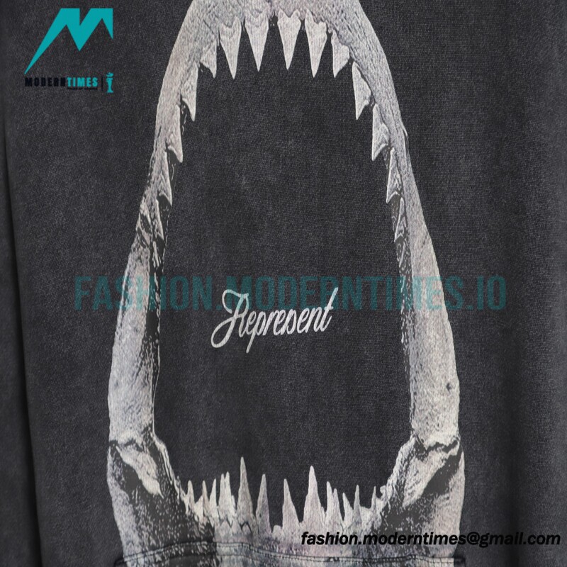 Represent - 23FW Megalodon Print Hoodie