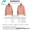 Represent - 23FW Washed Embroidered Tri-color Letter Hoodie