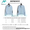Represent - 23FW Washed Embroidered Tri-color Letter Hoodie