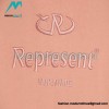 Represent - 23FW Washed Embroidered Tri-color Letter Hoodie