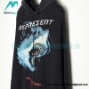  Represent - 23FW Blue Shark Hoodie
