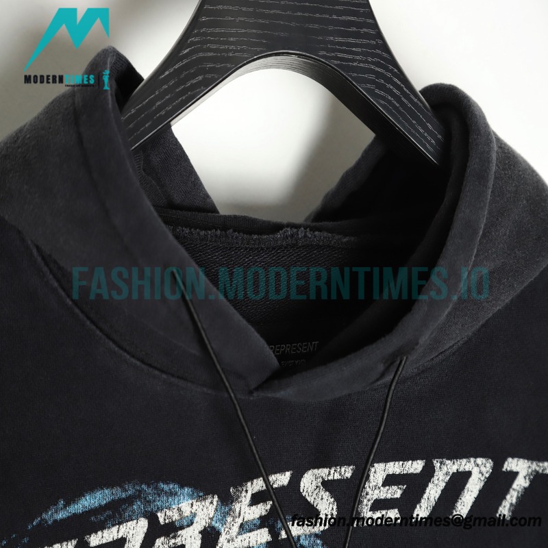  Represent - 23FW Blue Shark Hoodie