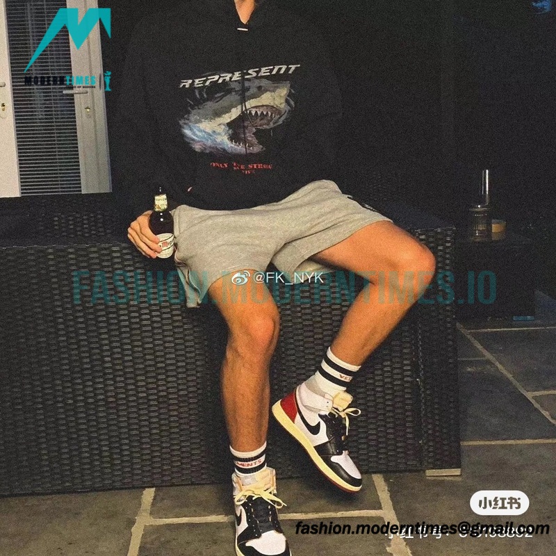  Represent - 23FW Blue Shark Hoodie