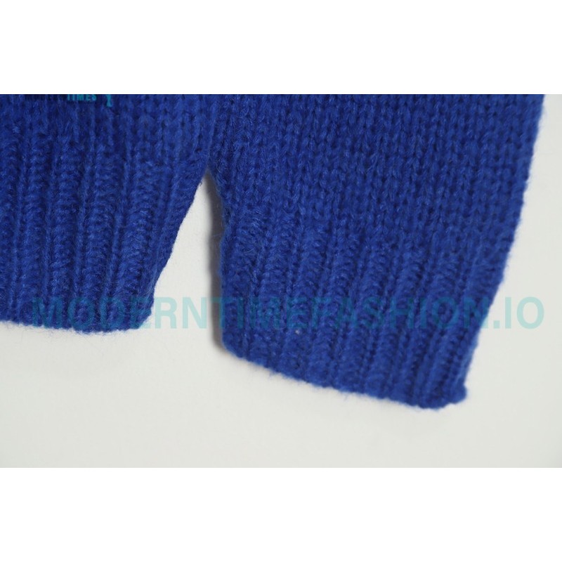 Represent - 22FW Solid Color Mohair Crew Neck Sweater