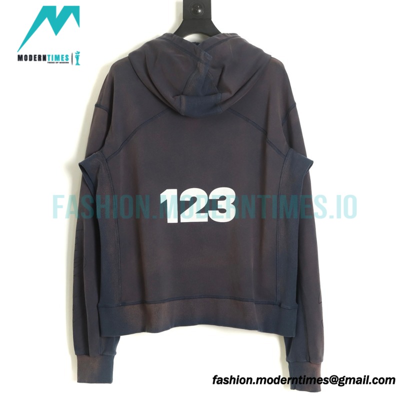 RRR -123 Wash To Make Old Cross Hoodie