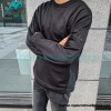 Stone Island - 22SS Shadow Series spliced Deconstructed Crew-neck Hoodie