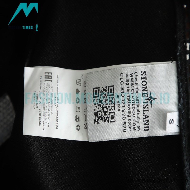 Stone Island - 22SS Shadow Series spliced Deconstructed Crew-neck Hoodie