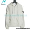 Stone Island - Classic Solid Color Logo Zipper Hoodie
