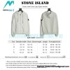Stone Island - Classic Solid Color Logo Zipper Hoodie