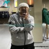 Stone Island - Classic Solid Color Logo Zipper Hoodie