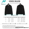 Stone Island - Classic Solid Color Logo Zipper Hoodie