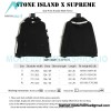 Supreme SS22 Week12 - Stone Island Side Print Hoodie With Fleece
