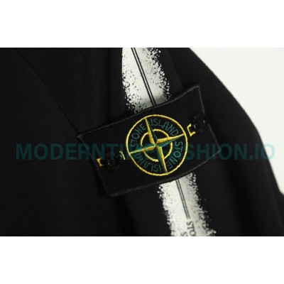 Supreme SS22 Week12 - Stone Island Side Print Hoodie With Fleece