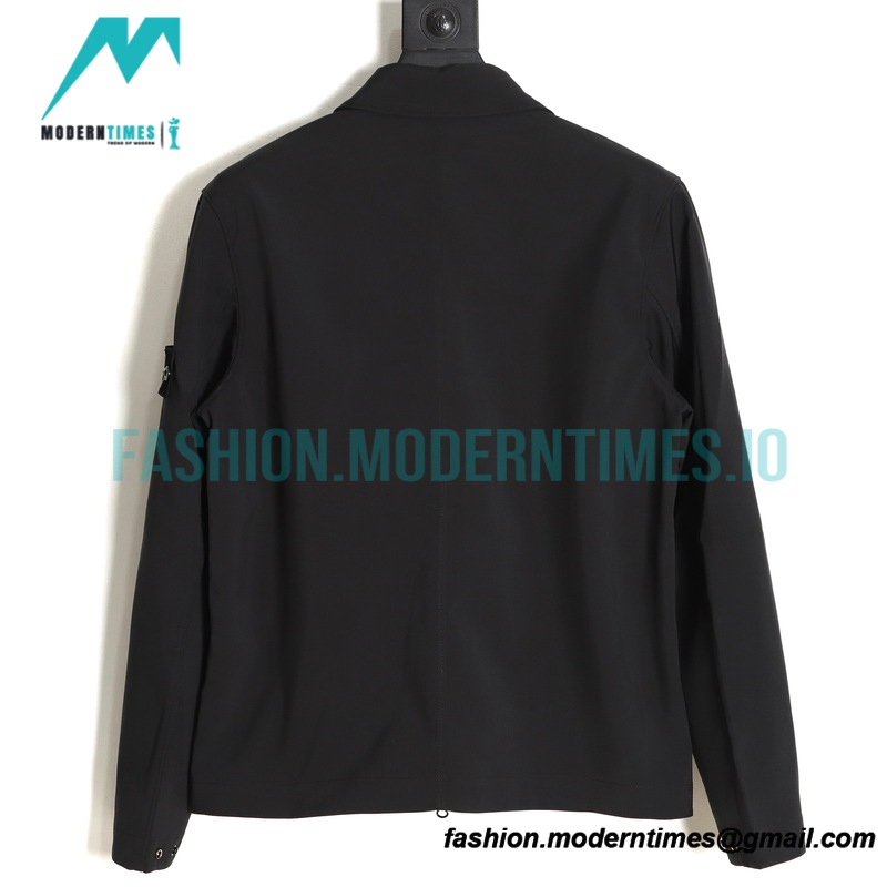Stone Island - 23SS Solid Color Soft Shell Shirt Jacket