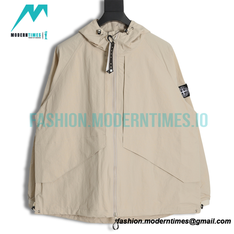 Stone Island - Outdoor Multi-pocket Trench Zipper Coat