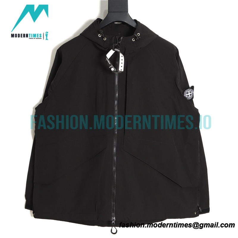 Stone Island - Outdoor Multi-pocket Trench Zipper Coat