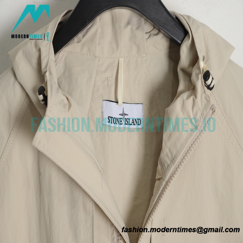 Stone Island - Outdoor Multi-pocket Trench Zipper Coat