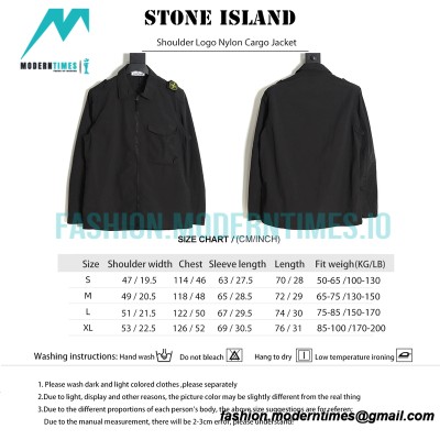 Stone Island - Shoulder Logo Nylon Cargo Jacket