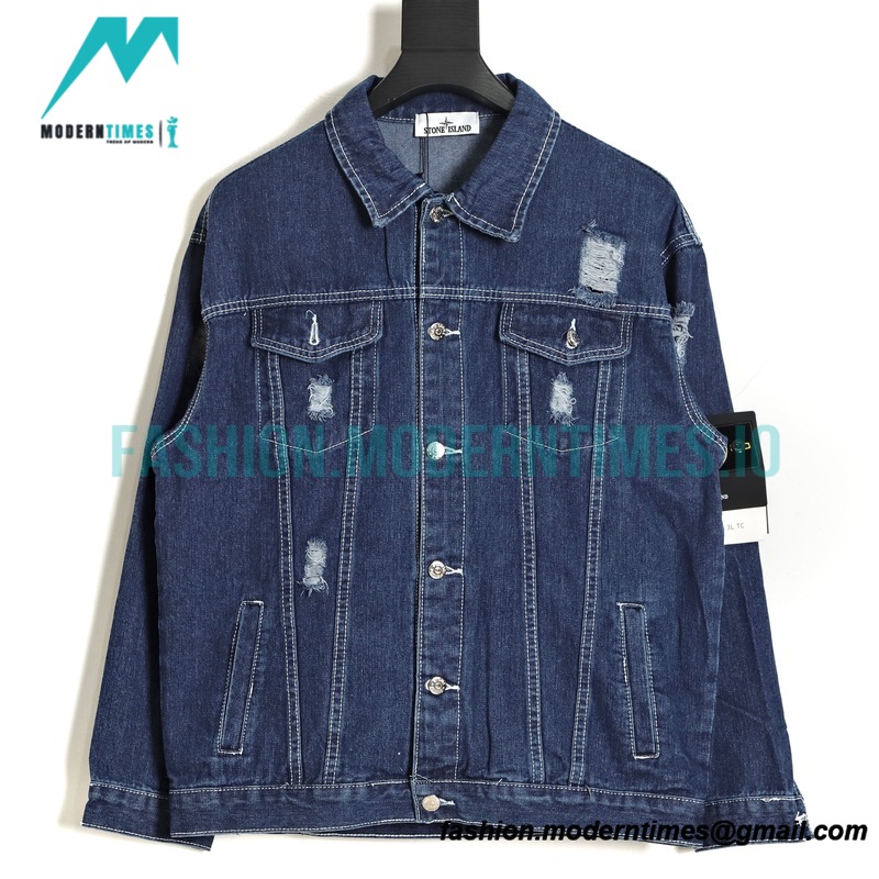 Stone Island - Washes Old Denim Jackets