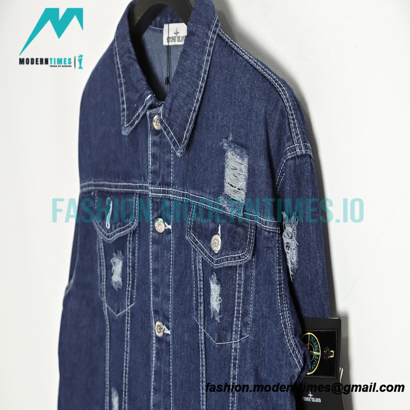 Stone Island - Washes Old Denim Jackets