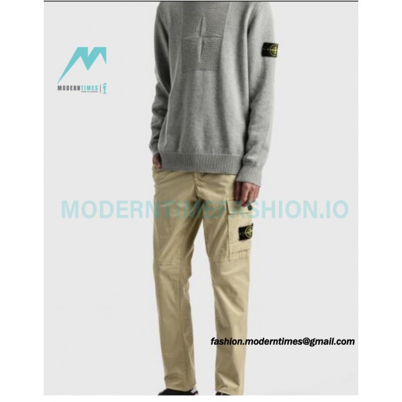 Stone Island - Jacquard Wool Blend Knit Sweater