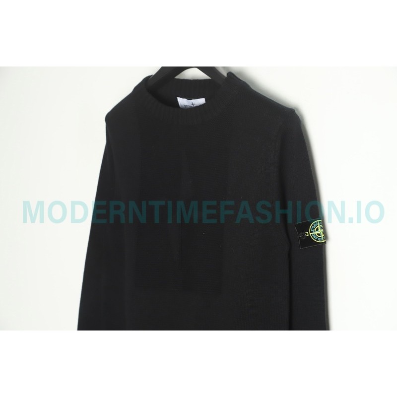 Stone Island - Jacquard Wool Blend Knit Sweater